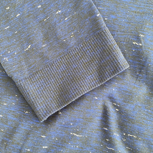 ❤️ Lululemon Swiftly Relaxed Long Sleeve Cosmic Shift Hyper Blue / Black - Picture 5 of 9